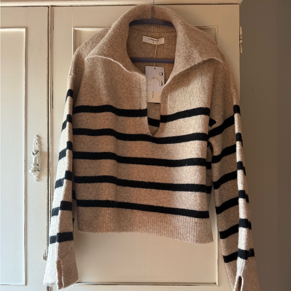 SOLD🚫 Commence Oversized Striped Sweater